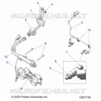 SISTEMA DE COMBUSTIBLE, RAIL, LINES AND THROTTLE BODY