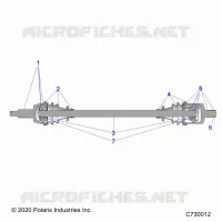 TREN, FRONT HALF SHAFT