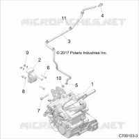TREN, MAIN GEARCASE MOUNTING