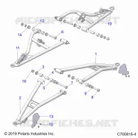 SUSPENSIÃ“N DELANTERA CONTROL ARMS
