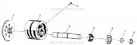 TENSOR DELANTERA MAGNUM 4X4 W97AC42A, SWEDISH MAGNUM 4X4 S97AC42E AND NORWEG (4940834083B006)