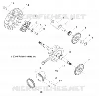 MOTOR, CIGUEÑAL AND PISTÓN