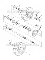 TRASERO conjunto de accionamiento RUEDA 250 6x6 / W928727 (4922842284023A)