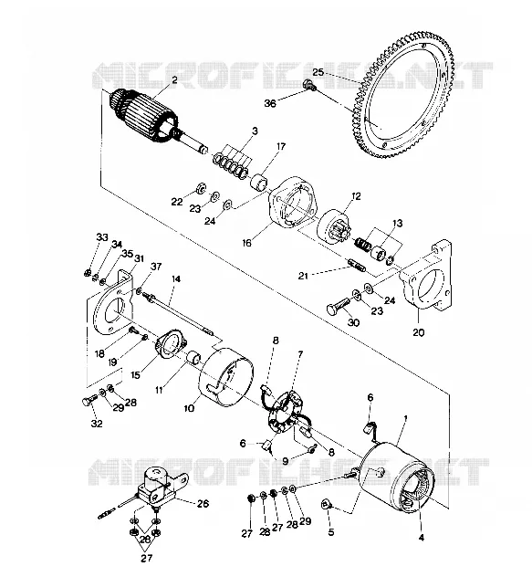 MOTOR DE ARRANQUE Trail ES and Deluxe (4914161416041A)