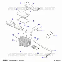 ENGINE, TOMA DE AIRE SYSTEM