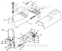 ASIENTO Y TANQUE DE GAS XLT RMK 0960956, XLT SKS 0960556 and EUROPEAN XLT SKS E96 (4931813181A007)