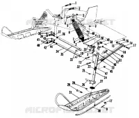 FRONT SUSPENSION AND SKI (TRAIL, 400, 600) (4910941094009A)