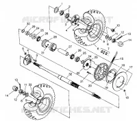 Tracción trasera XPRESS 300 W969530 and XPRESS 400 W969540 (4935923592C011)