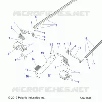CHASSIS, PROTECCIÃ³N DEL EMBRAGUE, FOOTRESTS, TUNNEL GRIPS