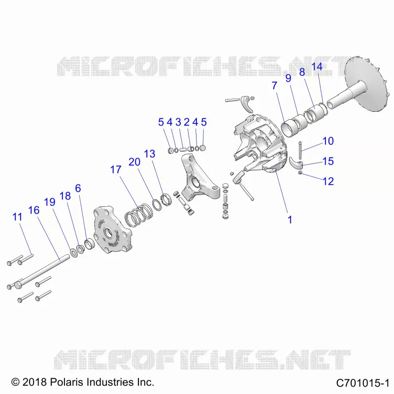 TREN, PRIMARY CLUTCH