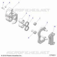 BRAKES, PINZA TRASERA