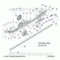 SUSPENSION, RAIL BEAM LH/RH