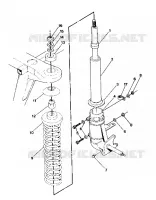 PUNTAL MONTAJE DELANTERA 250 4X6 / W928627 (4922902290010A)