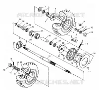 Tracción trasera Scrambler W967840 (4935823582C005)