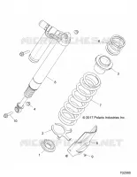 SUSPENSION, SHOCK TRASERO MOUNTING
