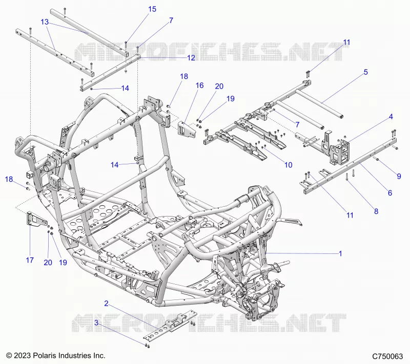 CHASSIS, MAIN BASTIDOR