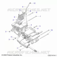 TREN, MAIN GEARCASE MOUNTING