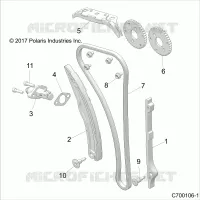 LA CADENA DE LEVAS AND TENSIONER