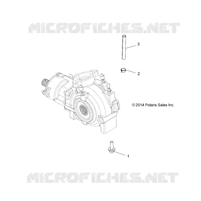 DRIVE TRAIN, MONTAJE DE ENGRANAJES, FRONT