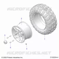 RUEDAS, REAR TIRE