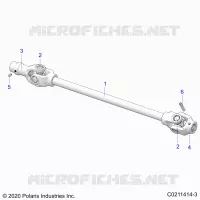TREN, FRONT PROP SHAFT