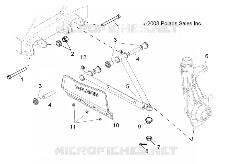 SUSPENSION, A-ARM and PUNTAL MOUNTING