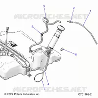 SISTEMA DE COMBUSTIBLE, FUEL LINES, STD.