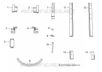 OPCIONES, 2 PASS HARD DOOR REPLACEMENT HARDWARE