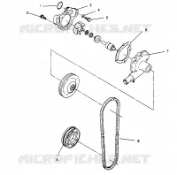 BOMBA DE AGUA WIDETRAK LX 0962064 and EUROPEAN WIDETRAK LX E962064 (4931643164C010)