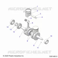 ENGINE, PISTON AND CIGUEÑAL