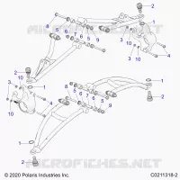 SUSPENSIÃ“N DELANTERA A-ARM MOUNTING