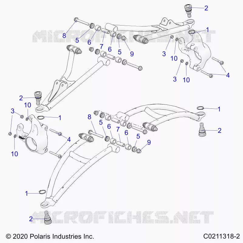 SUSPENSIÃ“N DELANTERA A-ARM MOUNTING