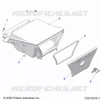 BODY, CAJA DE ALMACENAJE, REAR