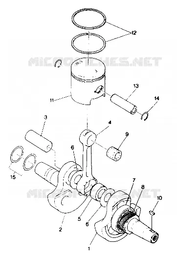 CIGUEÑAL AND PISTON ASSEMBLY (4913521352039A)