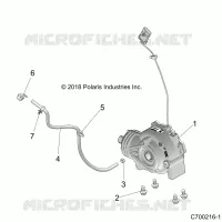 TREN, FRONT GEARCASE MOUNTING