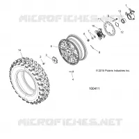 RUEDAS, FRONT AND HUB