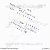 SUSPENSIÃ“N DELANTERA A-ARM, MOUNTING