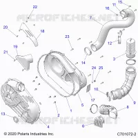 TREN, CLUTCH COVER AND DUCTING
