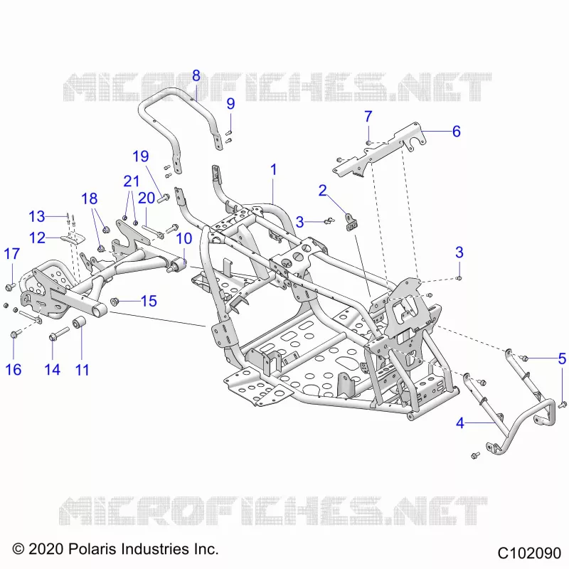 CHASSIS, BASTIDOR ASM AND SWINGARM