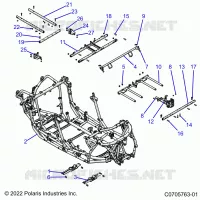 CHASSIS, MAIN FRAME AND ESQUÃD PLATES