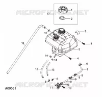 DEPOSITO DE COMBUSTIBLE AND HOSES