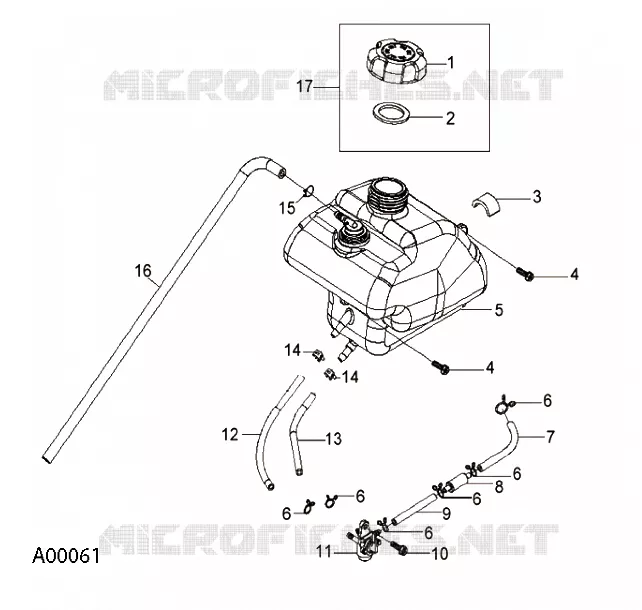 DEPOSITO DE COMBUSTIBLE AND HOSES