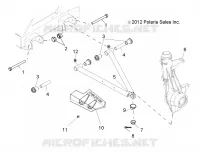 SUSPENSION, A-ARM AND PUNTAL MOUNTING