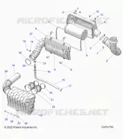 ENGINE, TOMA DE AIRE SYSTEM