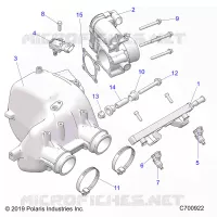 ENGINE, TOMA DE AIRE MANIFOLD