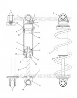 SUSPENSION, CHOQUE FRONTAL TRACK