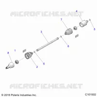 DRIVE TRAIN, DRIVE EJE TRASERO