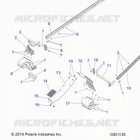 CHASSIS, PROTECCIÃ³N DEL EMBRAGUE, FOOTRESTS, TUNNEL GRIPS