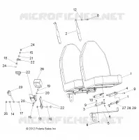 DERECHO asiento de cubo FIJO