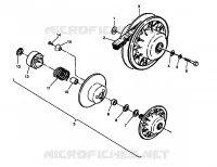 accionado de embrague ASSEMBLY Trail Blazer W957221 (4930363036B012)